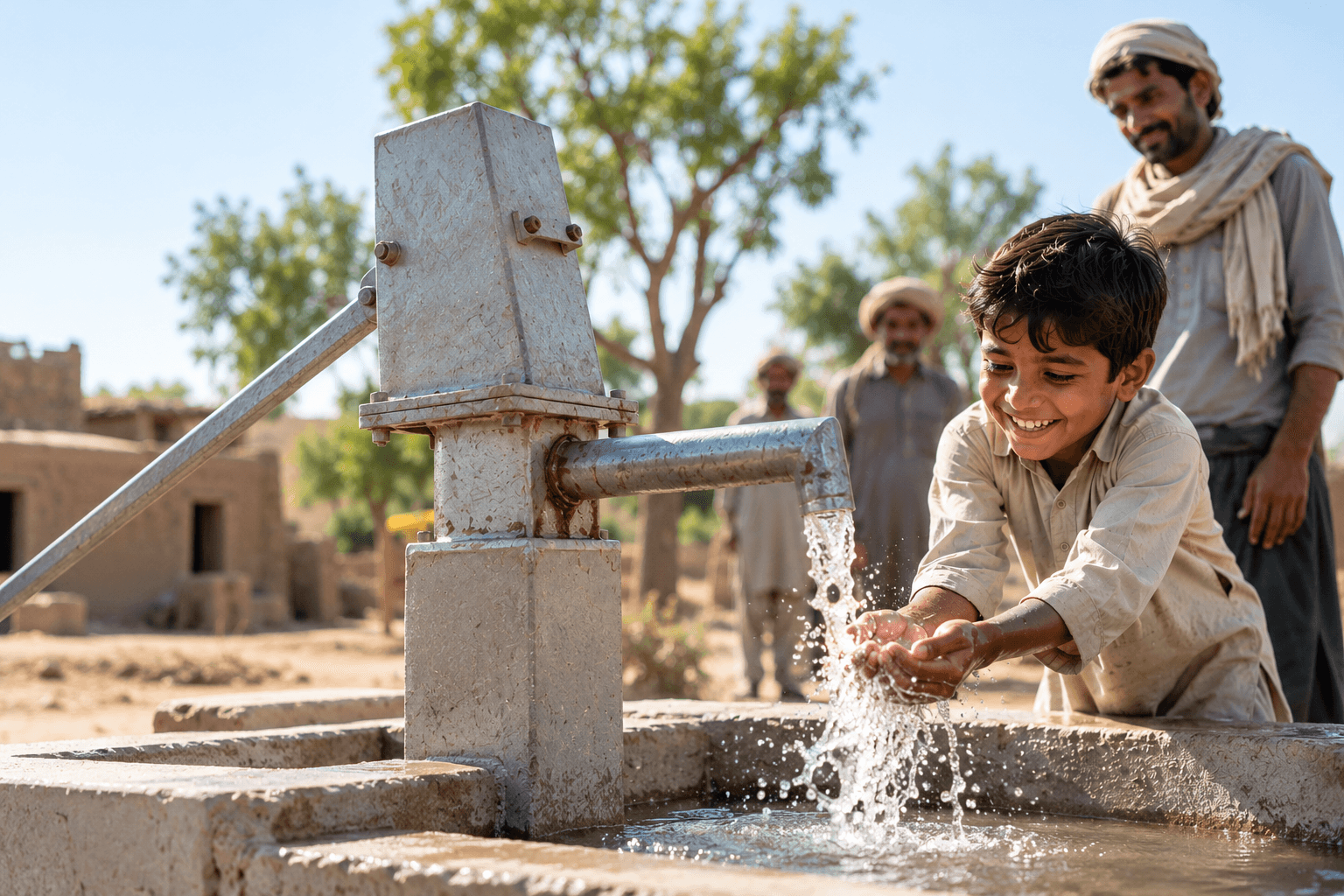 Completed WellWill household water pump project